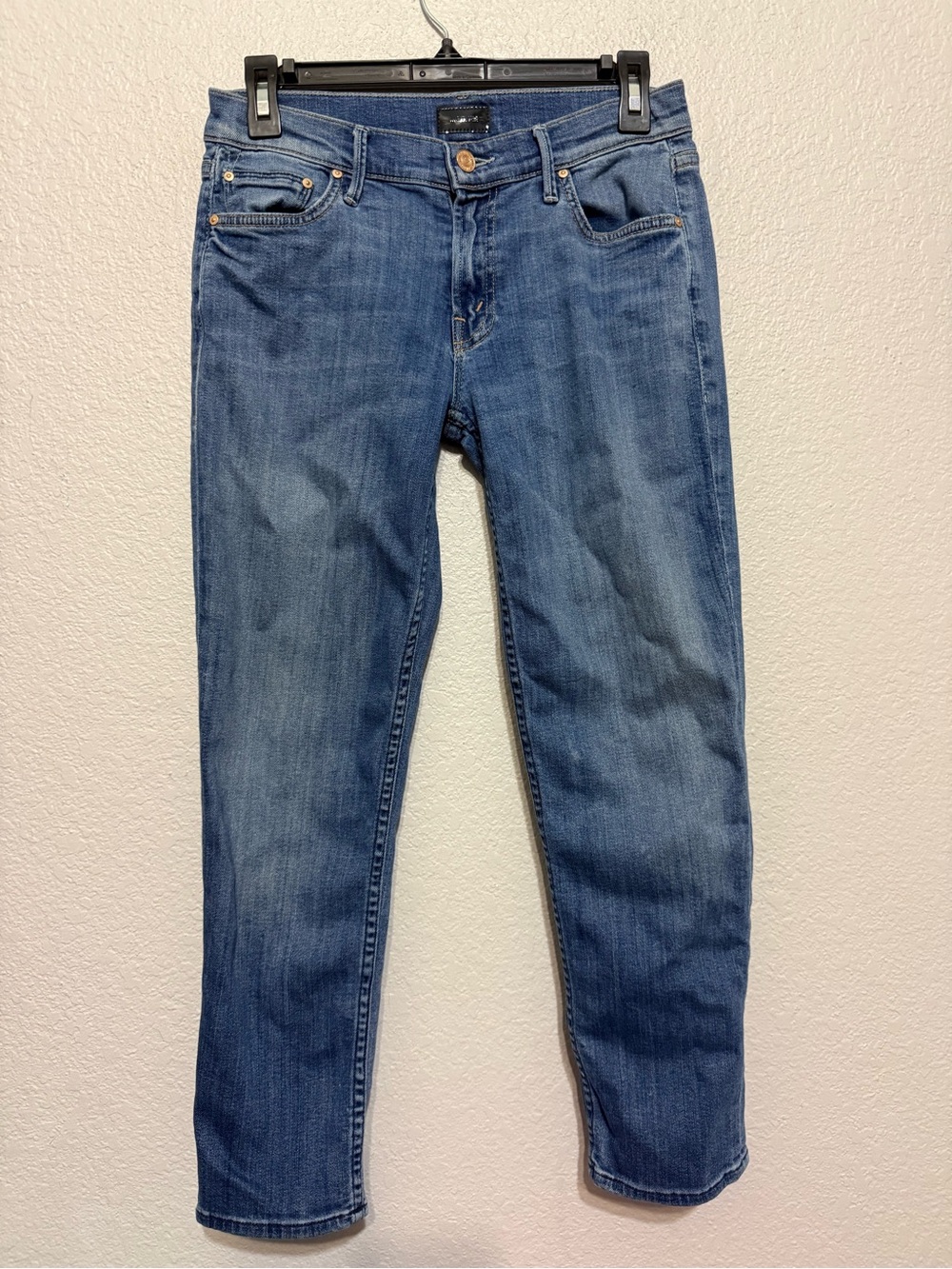 MOTHER the dropout Jeans in Blue Wash